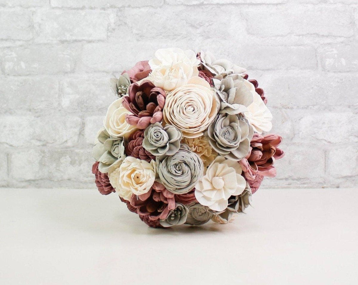 Sola Wood Flowers Bouquet, DIY or Custom Built by